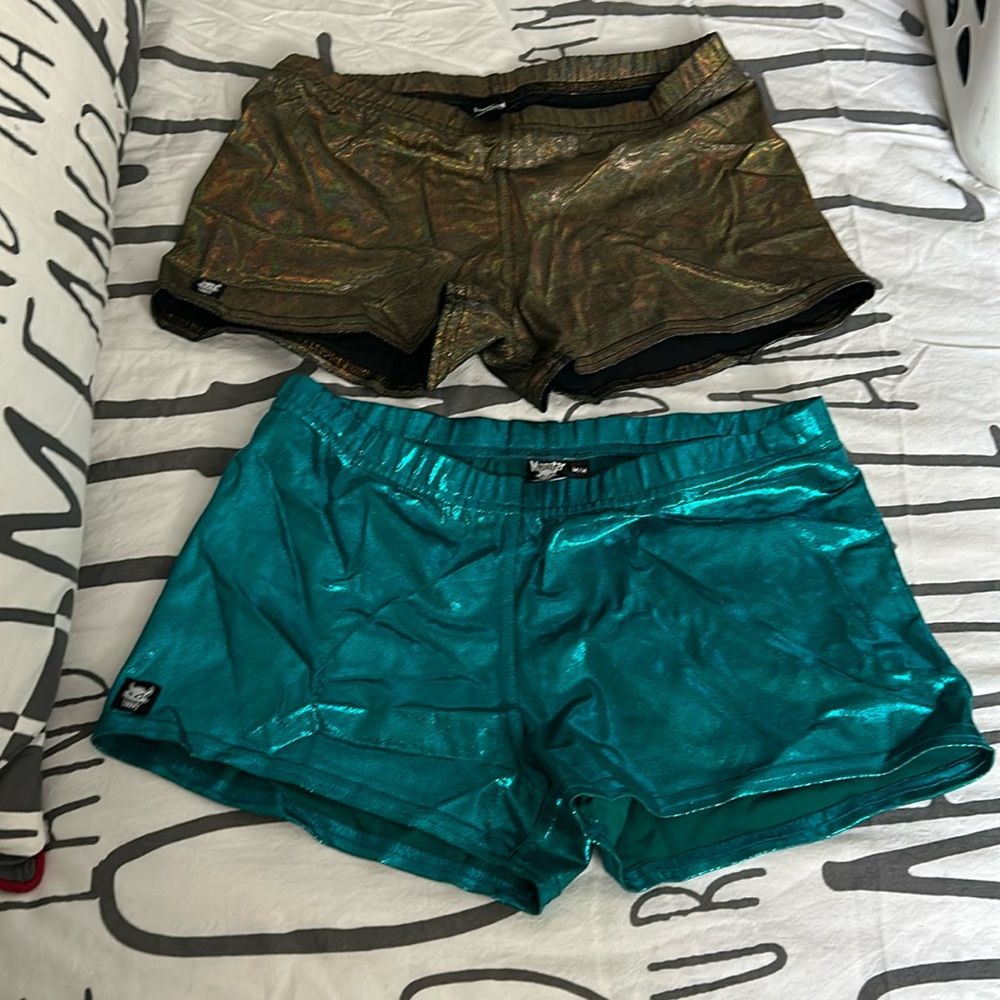 BOGO monster muffin shiny booty shorts
